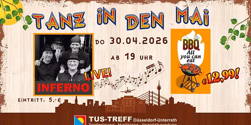 Tanz in den Mai mit Live-Band und BBQ