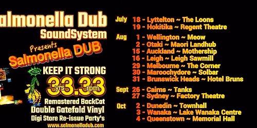 Salmonella Dub in Christchurch