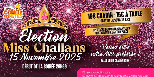 Election - Miss Challans 2026