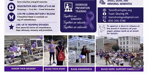Annual International Overdose Awareness Day Event