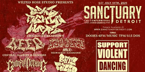 Demsfightinwords, Keep, Krooked, Barefaced, and Goodfornothing at The Sanctuary