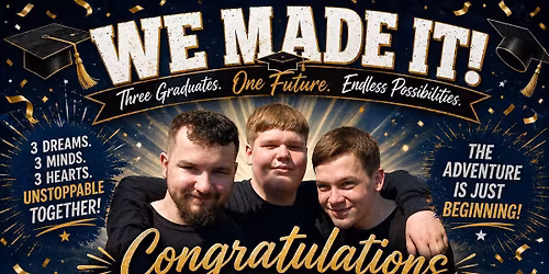 \ud83c\udf93\u2728 THREE TIMES THE PRIDE\u2026 THREE TIMES THE CELEBRATION! \u2728\ud83c\udf93