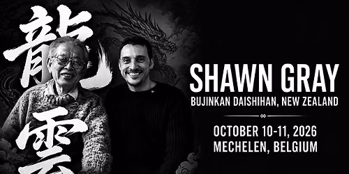 Shawn Gray Bujinkan seminar in Mechelen