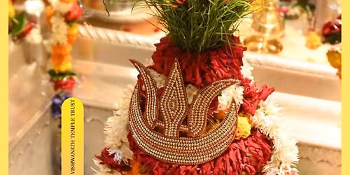 Rudrabhishek pujan at shravan 2nd Monday (Ekadashi Tithi Somvaar) in Kashi Narmadeshwar Mahadev.