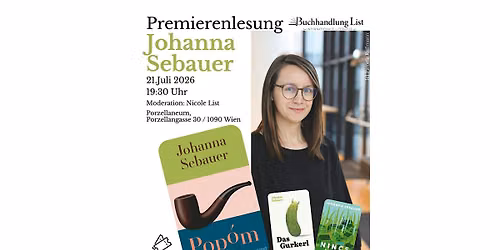 Premierenlesung: Johanna Sebauer "Pop\u00f3m"
