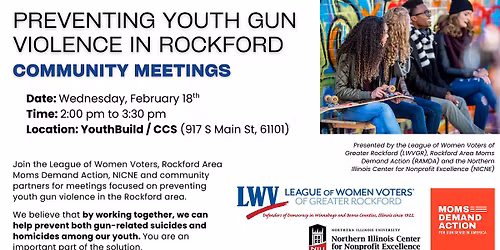 Preventing Youth Gun Violence in Rockford - February Meeting