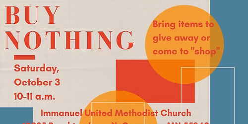 Gifting Economy: "Buy Nothing" free event