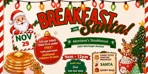 PANCAKE BREAKFAST WITH SANTA