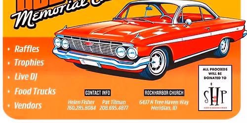 3rd Annual BOB FISHER Memorial Car Show