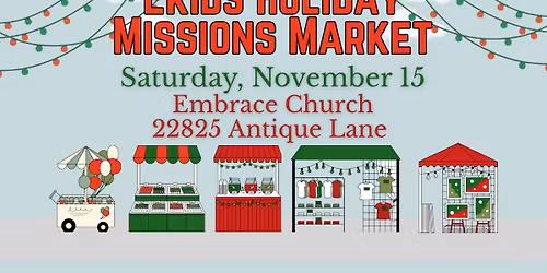 EKids Holiday Missions Market