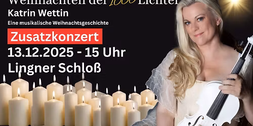 Zusatzkonzert Lingner Schlo\u00df - "Weihnachten der 1000 Lichter"