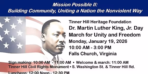 Dr. King Day March & Program \u2022 Monday, Jan. 19, 2026