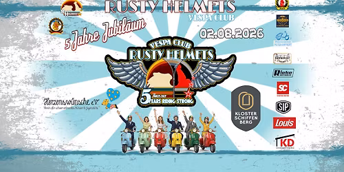 Vespa Treffen Kloster Schiffenberg - Rusty Helmets 5-Jahre Jubil\u00e4um