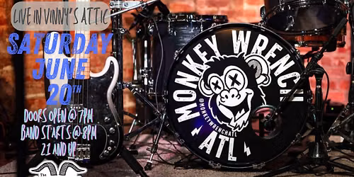 Monkey Wrench ATL live in Vinny's Attic