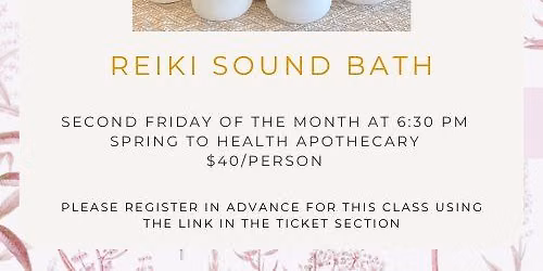 Reiki Sound Bath