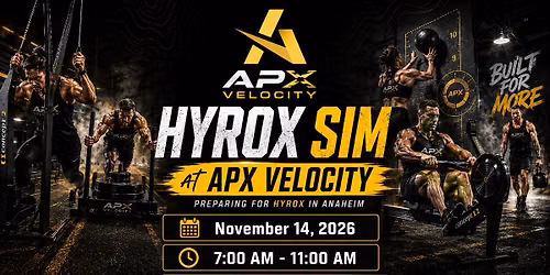 HYROX Simulation | November 14