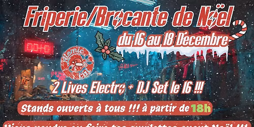 Friperie \/ Brocante de No\u00ebl pendant 3 jours!!!