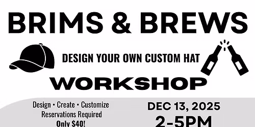 'Brims & Brews' Hat Bar with Echo Five Designs!