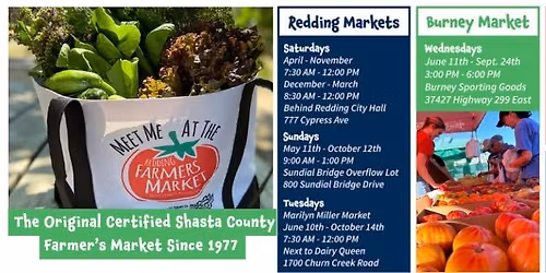 Redding Certified Farmers Markets