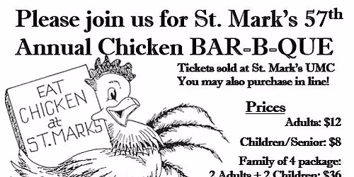 St. Mark's United Methodist Church Annual Chicken BBQ