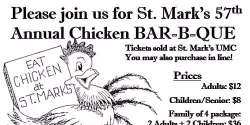 St. Mark's United Methodist Church Annual Chicken BBQ