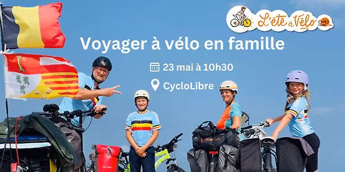 Voyager \u00e0 v\u00e9lo en famille