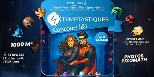 Les 4 Temptastiques - Concours Jack & Jill Rock 4 You X Jussieu