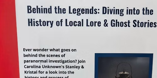  Behind the Legends: History of Local Lore & Ghost Stories