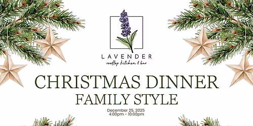 Christmas Dinner at Lavender