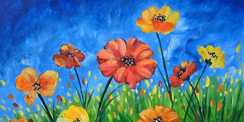 Paint and Sip: Wildflower Whimsy