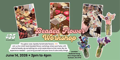 Beaded Flower Workshop