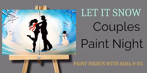Let it Snow Couples Paint Night