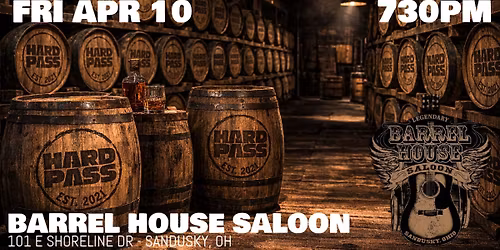HARD PASS rocks Barrel House Saloon(Sandusky)
