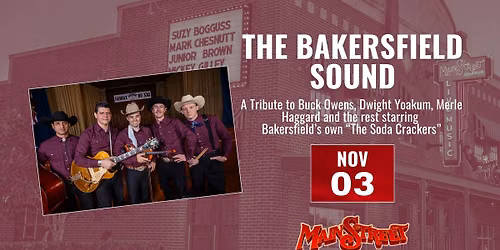 The Bakersfield Sound Tribute starring The Soda Crackers | LIVE at Main Street Crossing