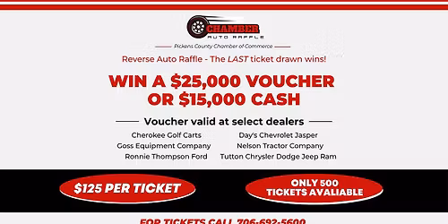 2026 Chamber Auto Raffle