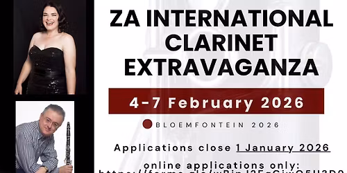 4th ZA INTERNATIONAL CLARINET EXTRAVAGANZA