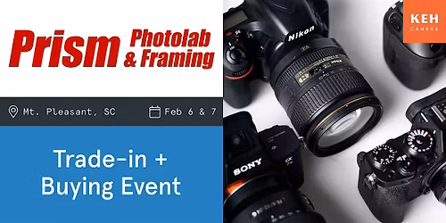 Sell your camera gear (free event) at Prism Photo & Framing