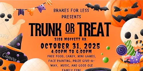 Brakes For Less Trunk or Treat