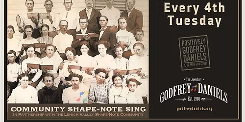 \ud83c\udfb6 Fourth Tuesday Free Community Shape-Note Sing (South Side)