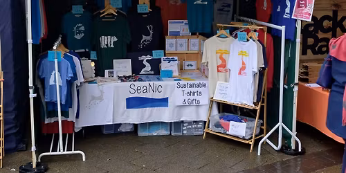 SeaNic at the Teignmouth Christmas Market (Sustainable Gifts, Slow Fashion)