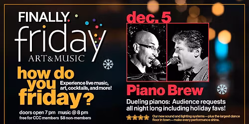 Finally Friday with Piano Brew