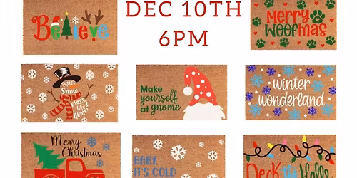 \ud83c\udf84\u2728 Paint & Create Your Own Christmas Doormat! \u2728\ud83c\udf84