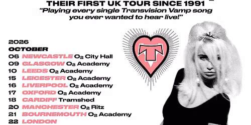 Transvision Vamp Leicester Tickets
