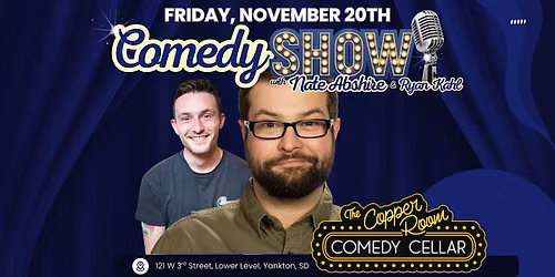 Comedy Night with Nate Abshire featuring Ryan Kahl
