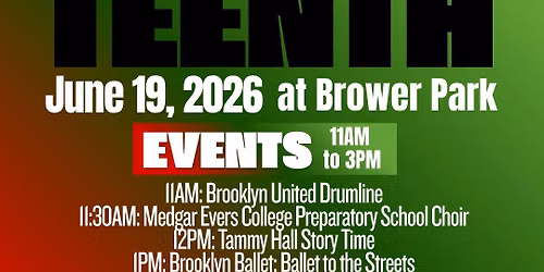 Juneteenth in Brower Park 2026 : I Am Somebody