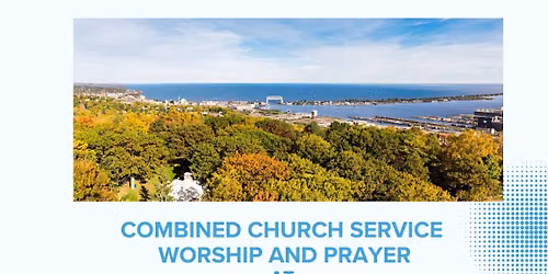 Worship and prayer at Enger Park