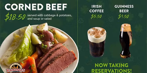 Saint Patrick's Day at Francesco's