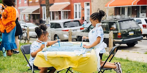 Engaging Women and Girls of Color Paint Day