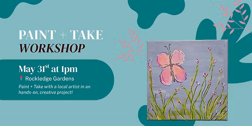 Paint + Take: Butterfly in Flight