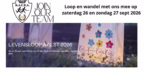 Doe mee met Team Atletiekclub Eendracht Aalst tijdens Levensloop Aalst.